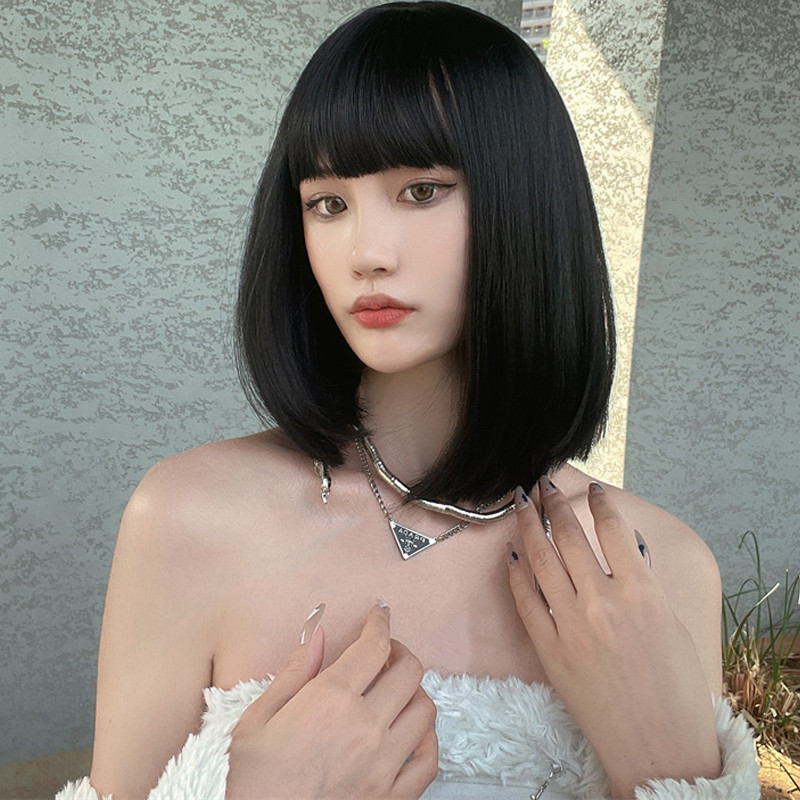 Wig Fiber Net - Nueva peluca sintética natural, pelo corto