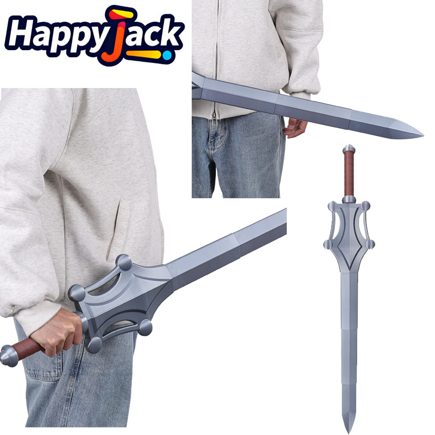 Cosplay Prop Knife - Cuchillo de Plástico Plateado para Cosplay