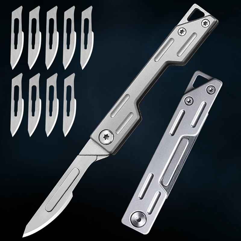 Craft Knife Set - Cuchillo plegable, cuchillo de bolsillo de