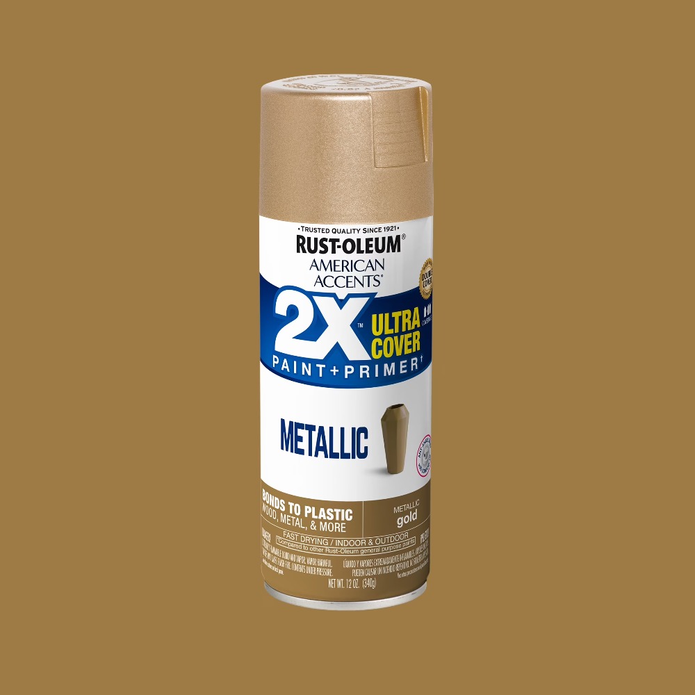 Metallic Spray Paint - Pintura en Aerosol Metálica Gold American