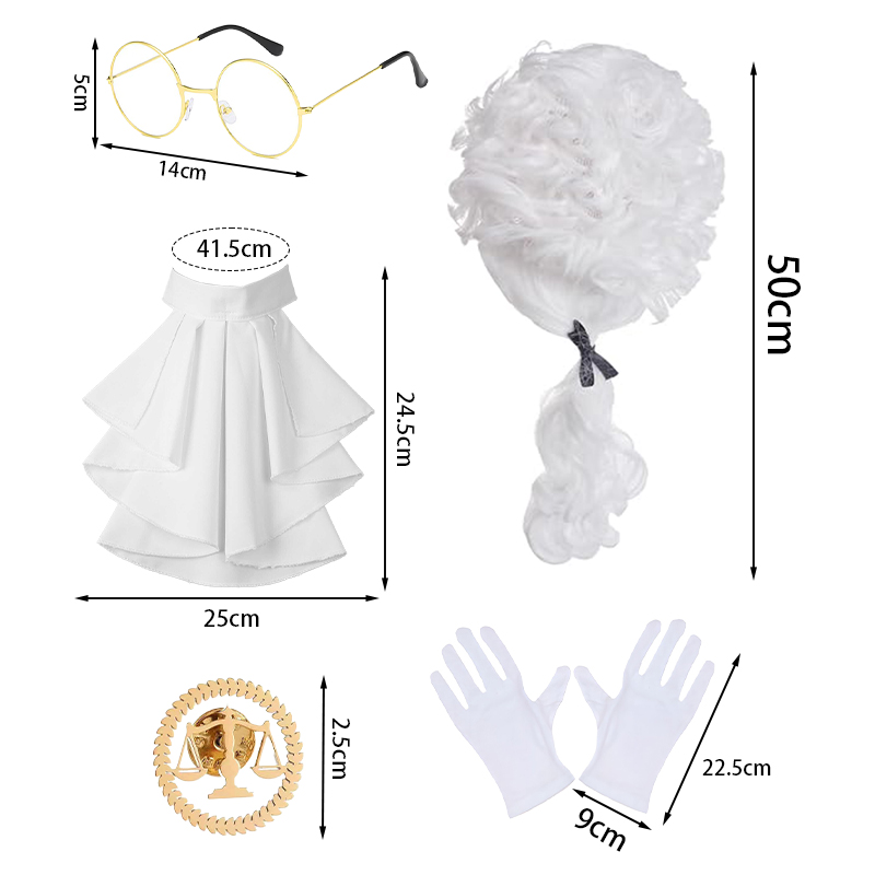 Cosplay Prop Kit - Kit de Disfraz Clásico de Juez