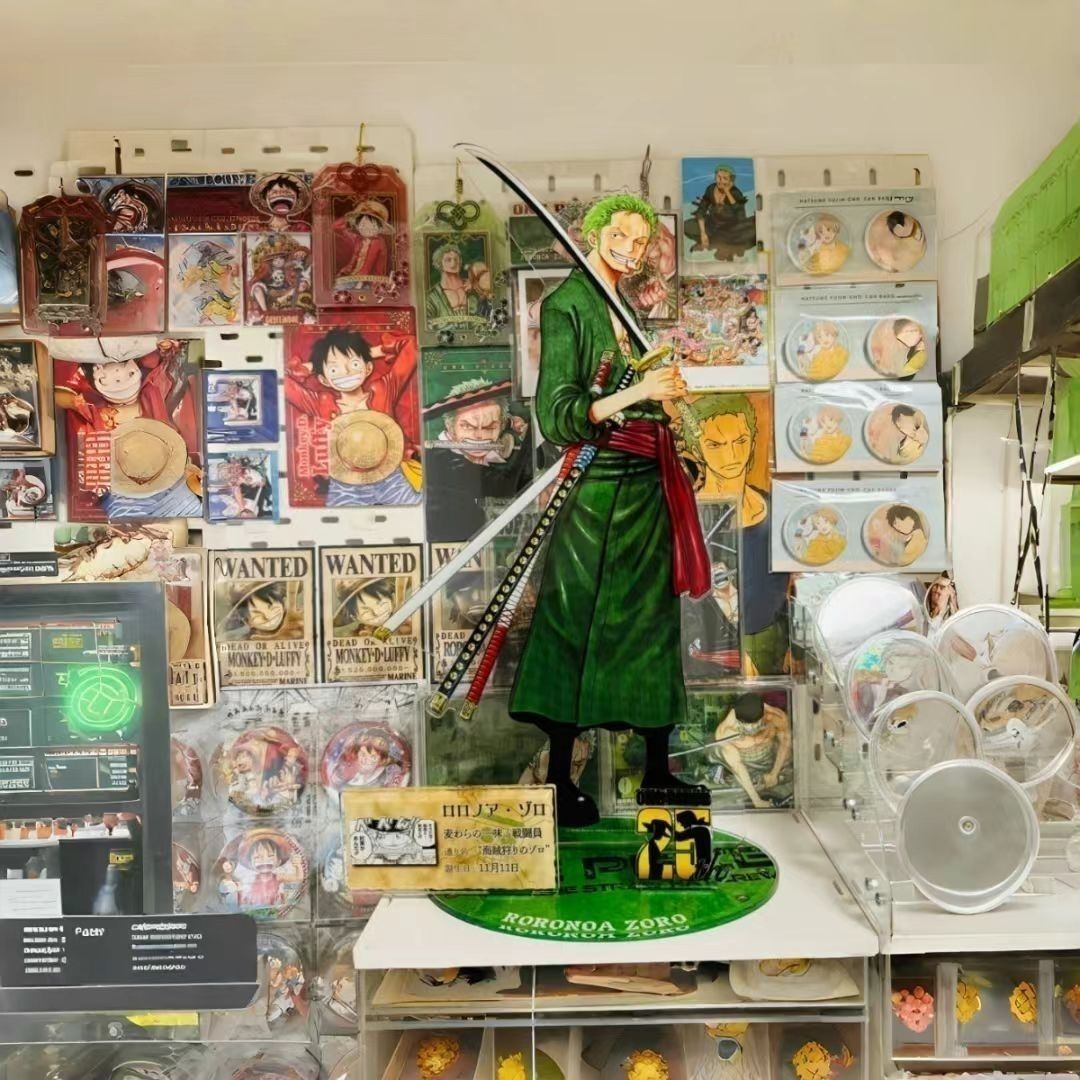 Acrylic Cosplay Prop - Figura Decorativa de Zoro de One
