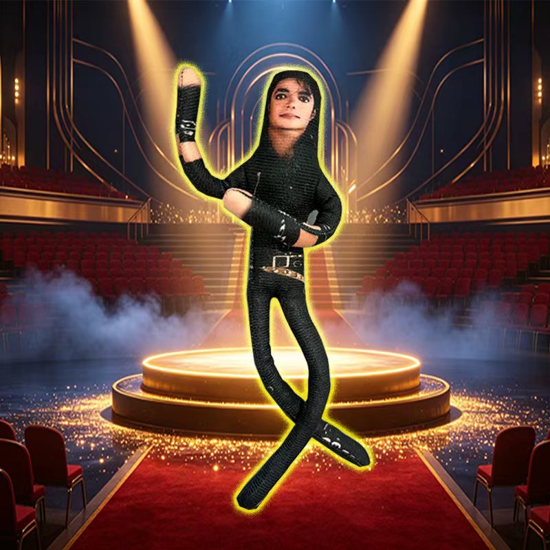 Evoker Cosplay Prop - Muñeco de Peluche de Michael Jackson