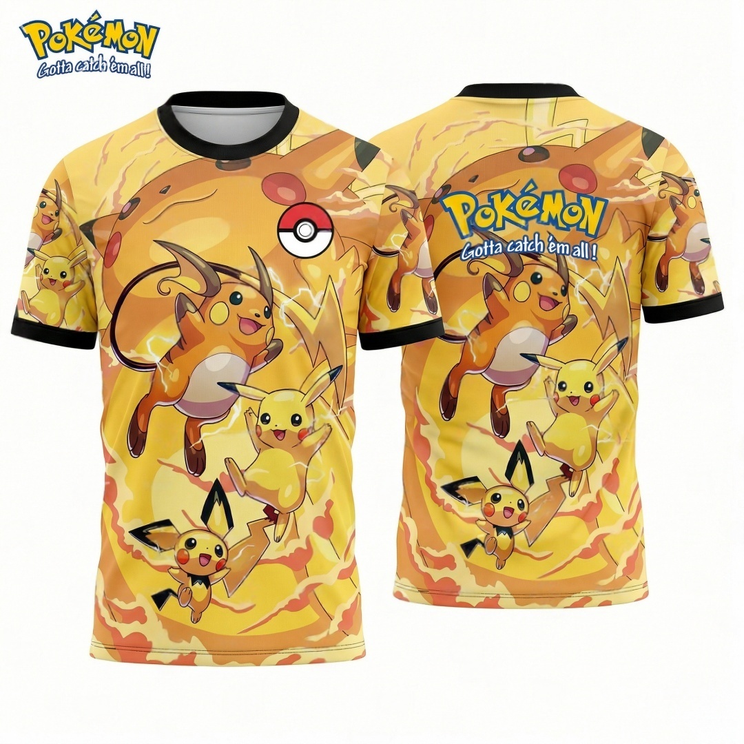 Pokeball Cosplay Prop - Camiseta Transpirable con Estampado 3D de