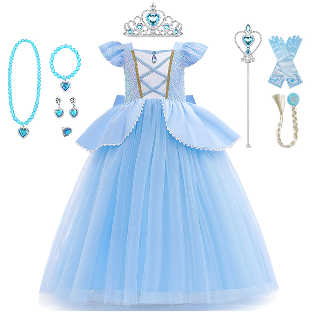 Cosplay Prop Bow - Disfraz de Cenicienta para niñas, ropa