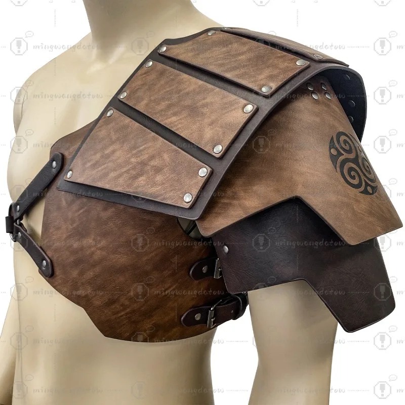 Cosplay Prop - Armadura medieval unilateral para el hombro,