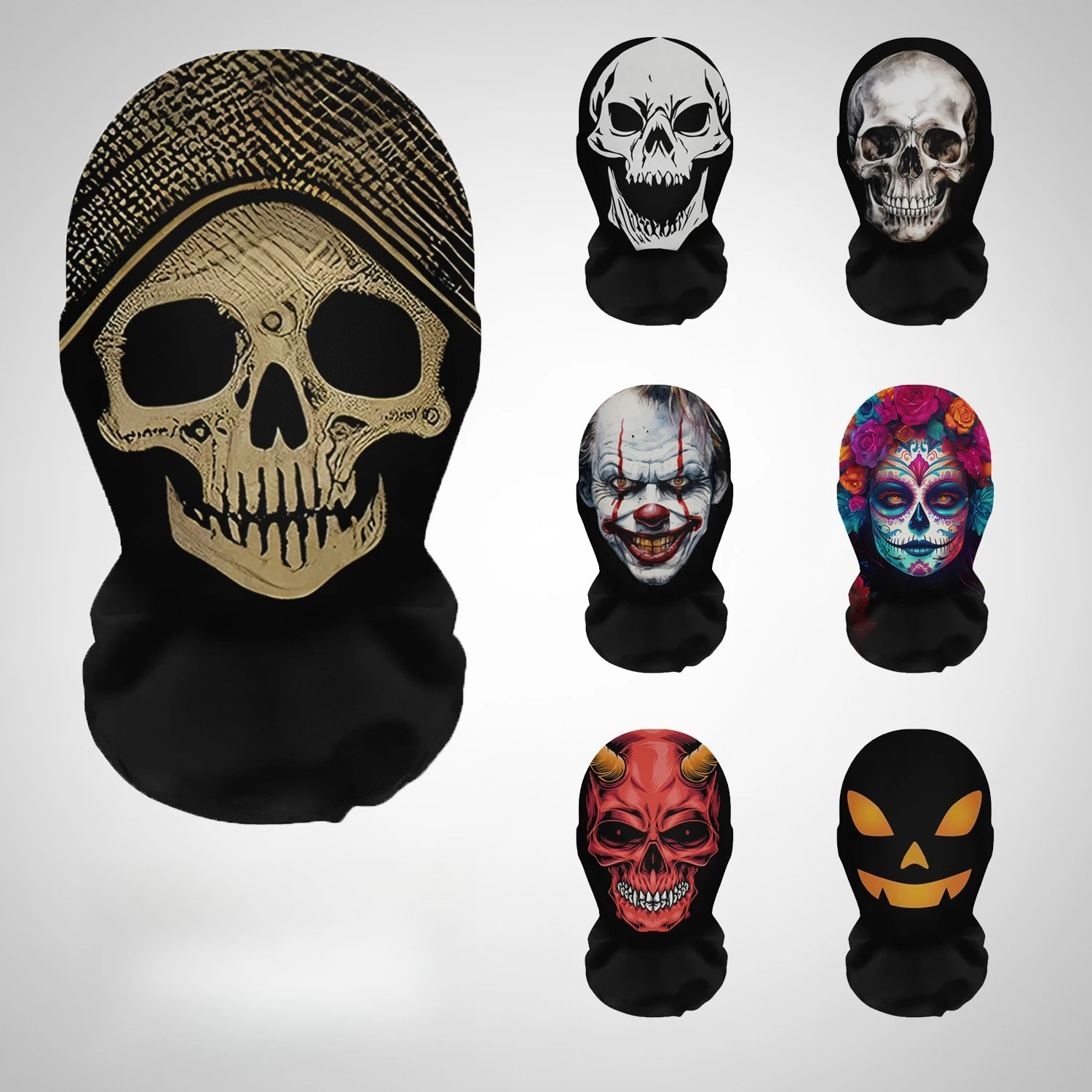 Free Cosplay Prop Patterns - Máscaras de Terror de Halloween con