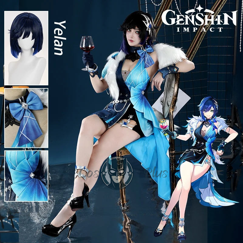 Cosplay Prop - Genshin-Disfraz de Yelan de impacto para