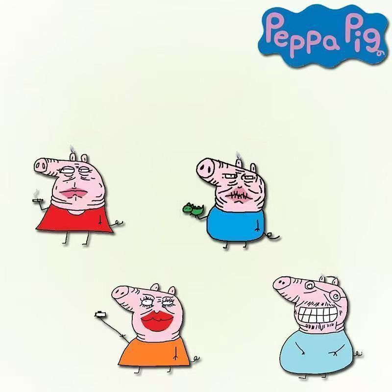 Acrylic Cosplay Prop - Broche de acrílico de Peppa Pig