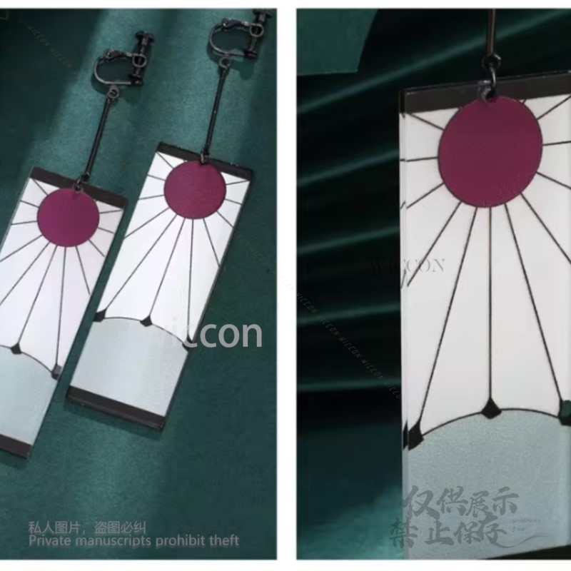 Pendientes acrílicos Clips par - Acrylic Cosplay Prop reseña y precio