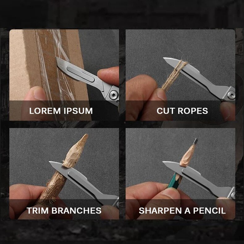 Cuchillo plegable, cuchillo de - Craft Knife Set reseña y precio