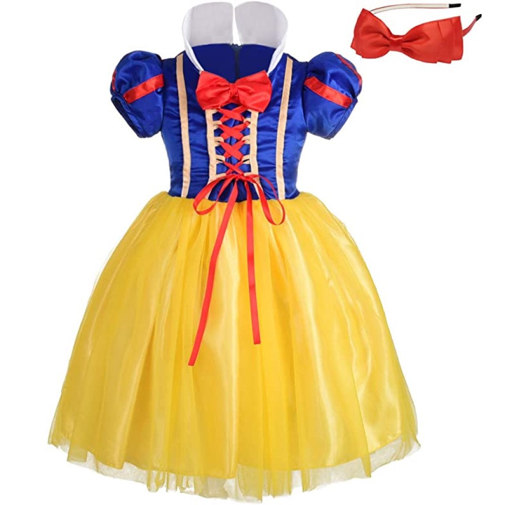 Vestido de princesa Blancaniev - Cosplay Prop Bow reseña y precio