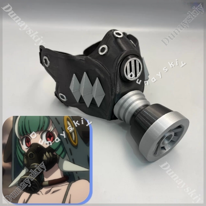 Guita Cyberpunk Máscara de Gas - Cosplay Prop 3D Print reseña y precio