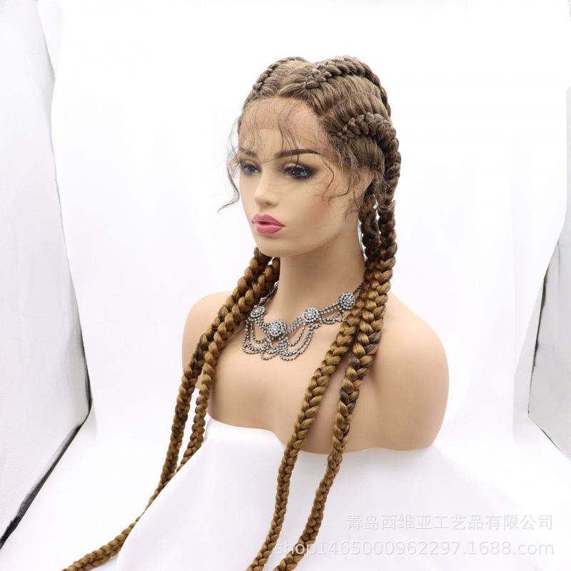 Cómoda peluca de fibra sintéti - Wig Fiber Net reseña y precio