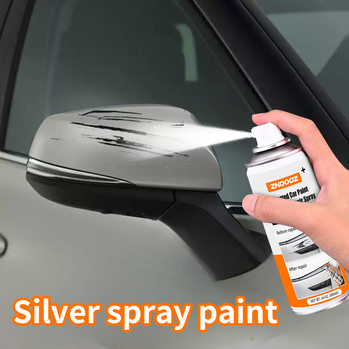 Pluma de pintura para arañazos - Metallic Spray Paint reseña y precio