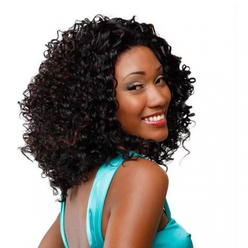 Pelucas afro cortas y rizadas  - Wig Fiber Net reseña y precio
