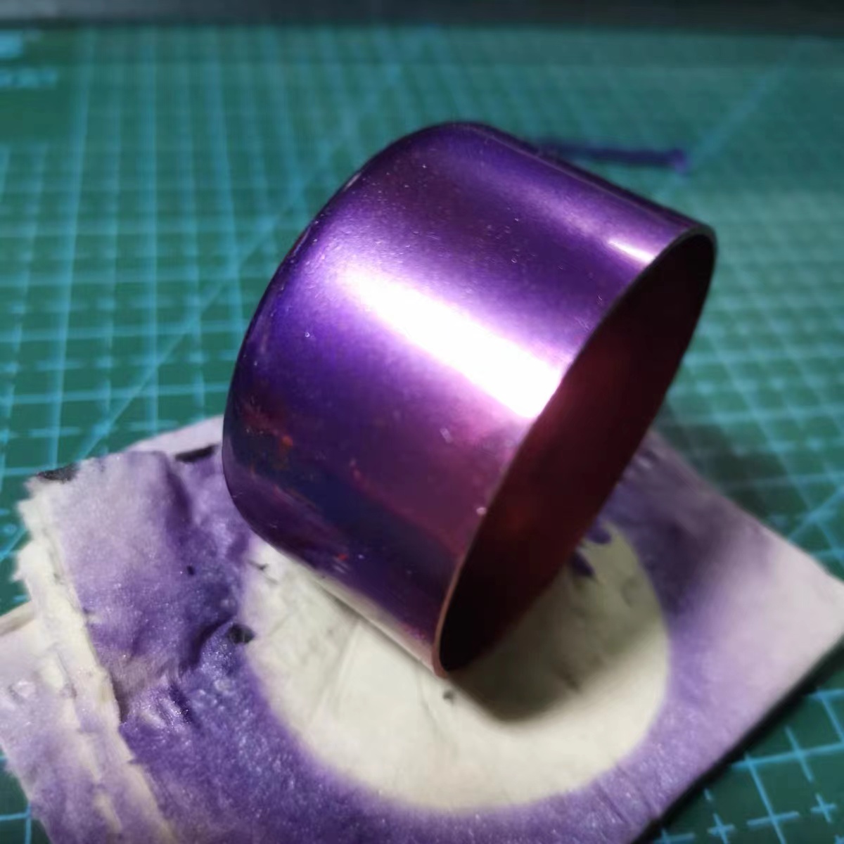 Pintura púrpura galvanizada, p - Metallic Spray Paint reseña y precio