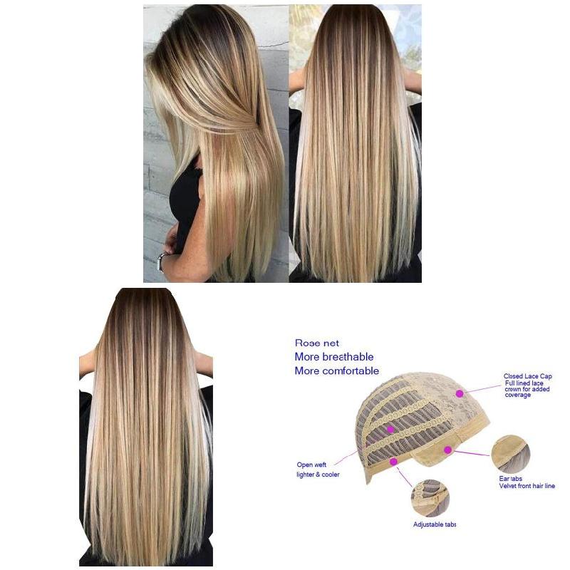 Peluca larga y recta para muje - Wig Fiber Net reseña y precio