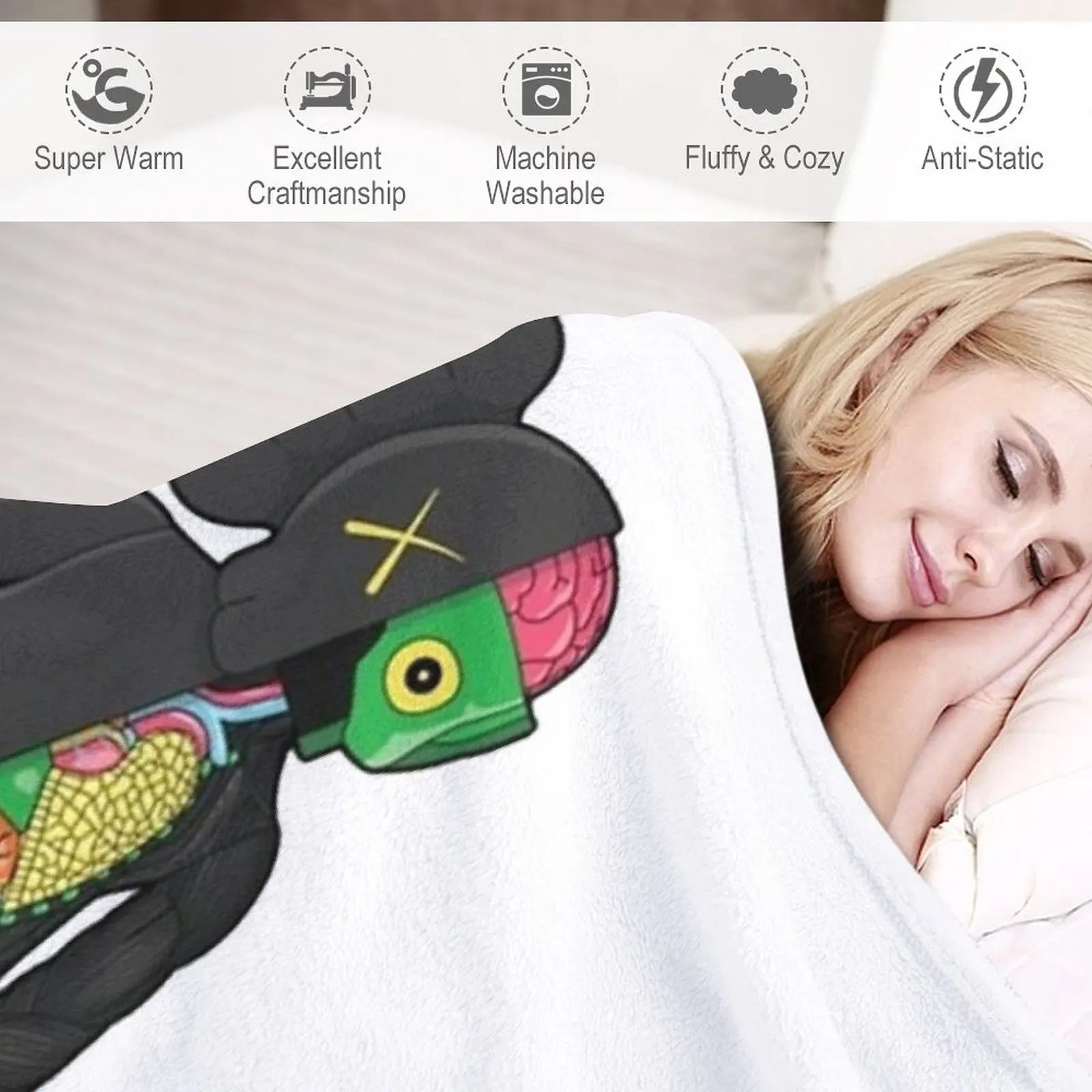 Hype Bear Throw Blanket, manta - Flamethrower Cosplay Prop reseña y precio
