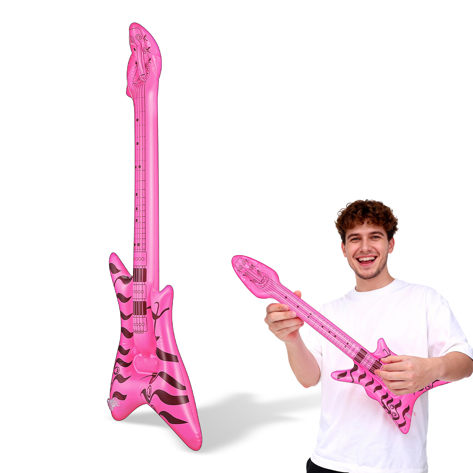 Guitarra inflable de material  - Easy Cosplay Prop reseña y precio
