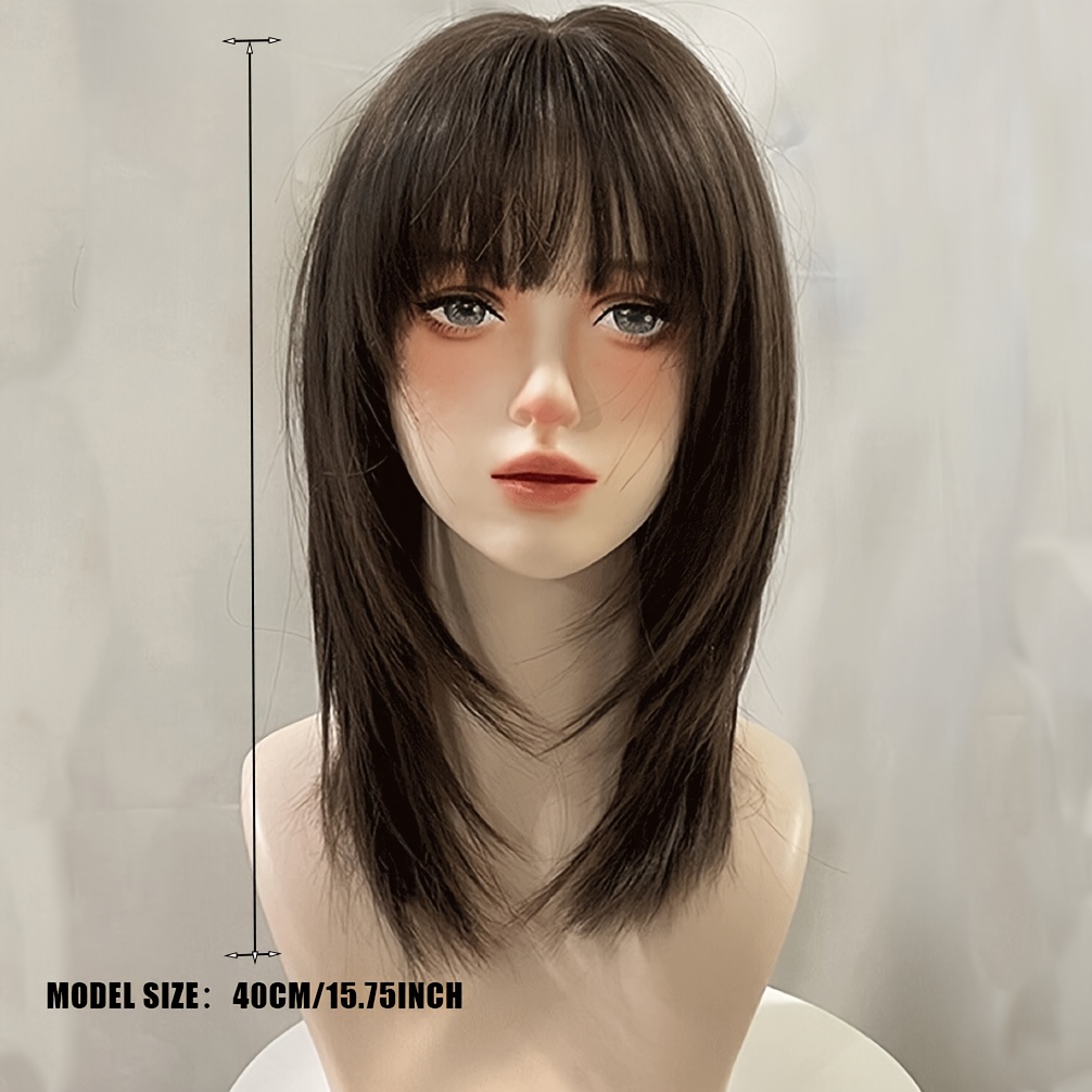 Pelo de longitud media para mu - Wig Fiber Net reseña y precio