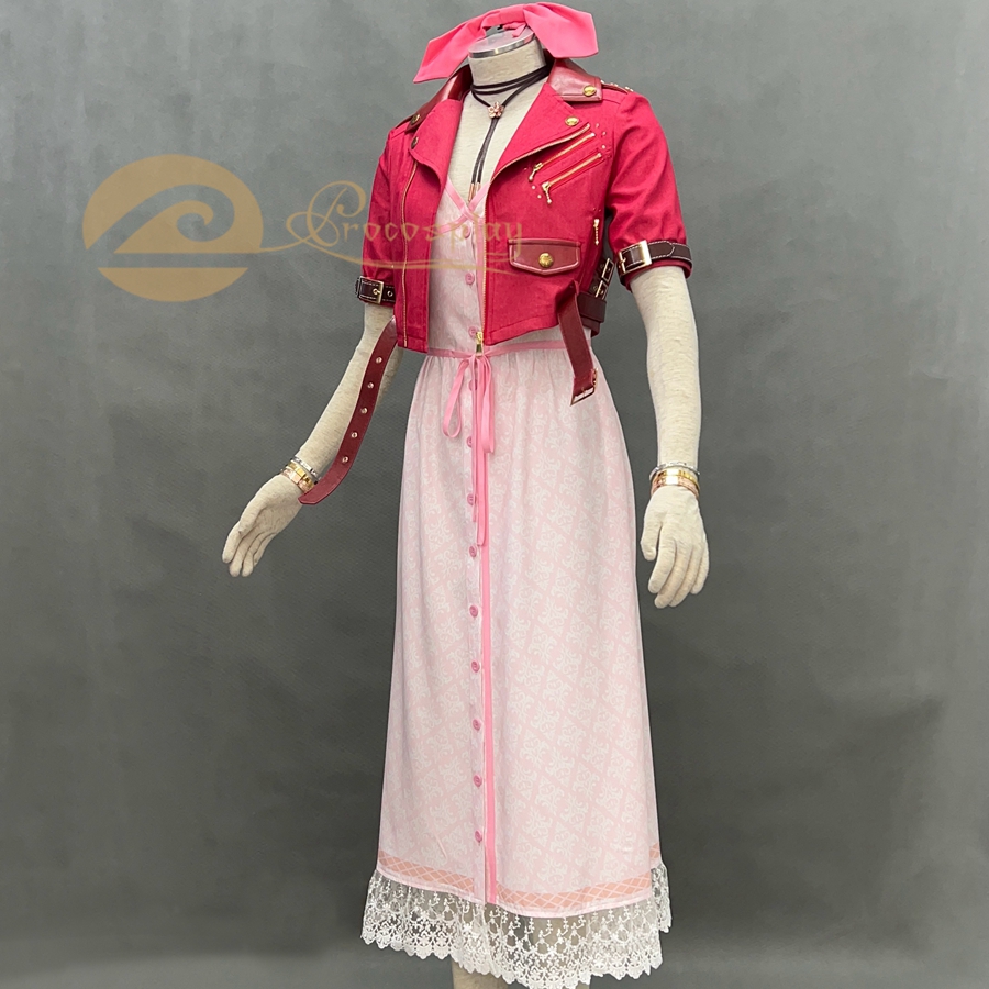 Disfraz de Aerith Gainsborough - Aerith Cosplay Prop reseña y precio