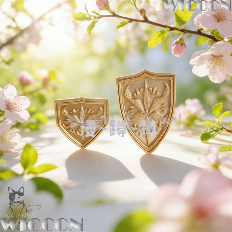 Emblema escolar dorado tsukino - Cosplay Prop 3D Print reseña y precio