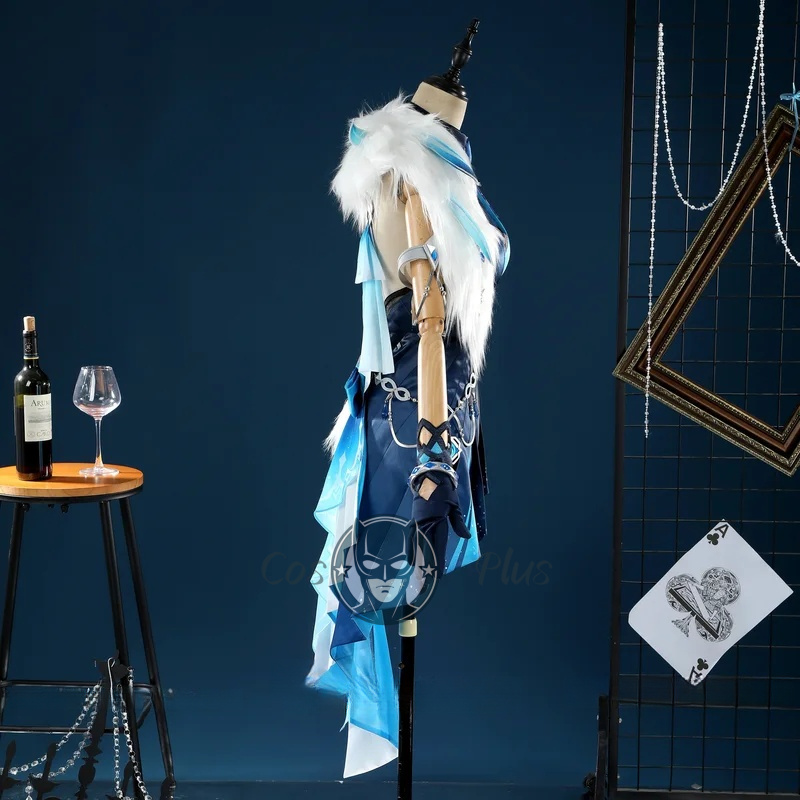 Genshin-Disfraz de Yelan de im - Cosplay Prop reseña y precio