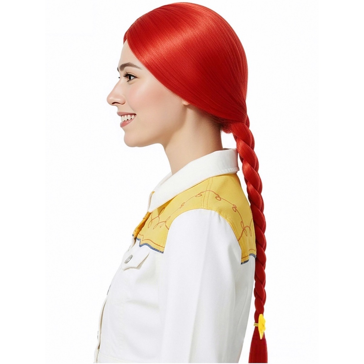 Peluca recta de 61cm de color  - Cosplay Prop Bow reseña y precio