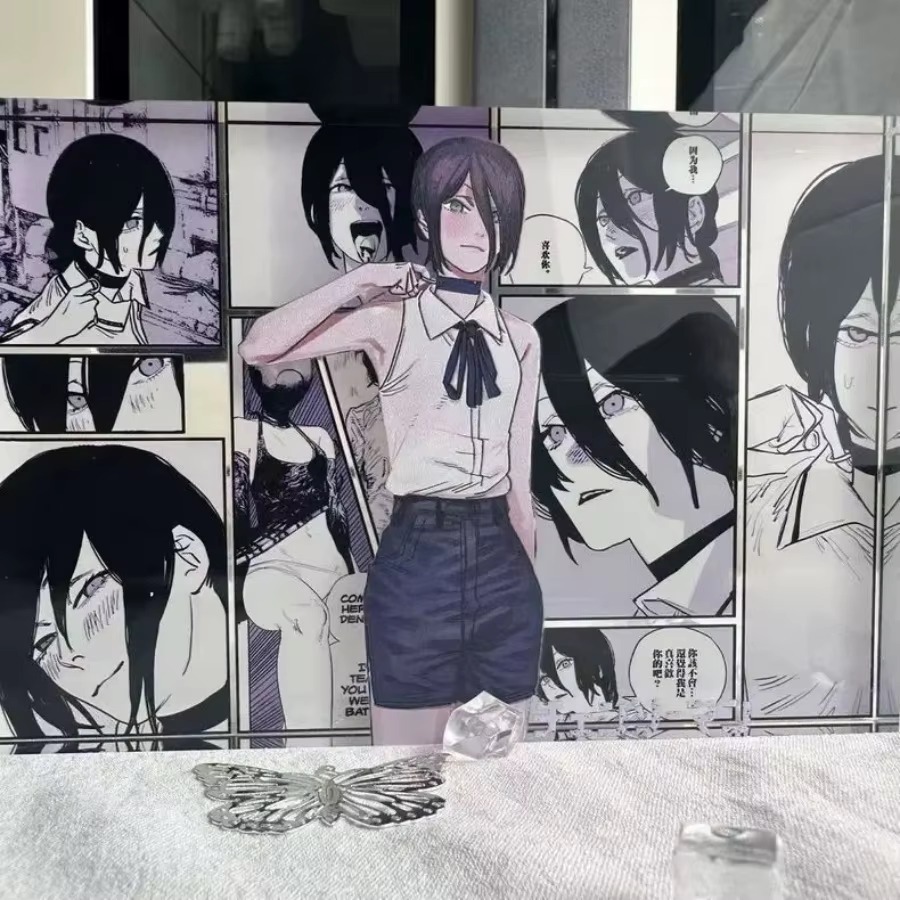 Figura de Anime de Denji y Rez - Acrylic Cosplay Prop reseña y precio